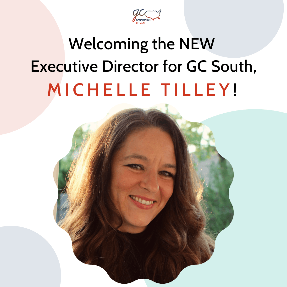 Welcoming the NEW Executive Director for GC South, Michelle Tilley!